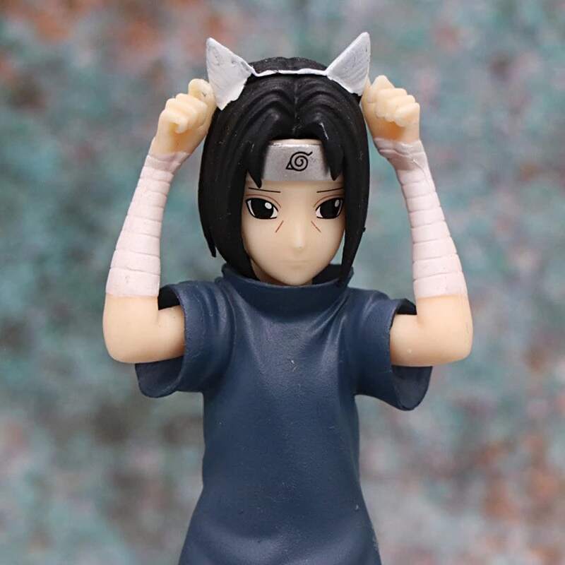 15cm Naruto Anime Figure Akatsuki Member Childhood Uchiha Itachi Action Figures PVC Model Doll Collection Cartoon Kids Toy Gift 6