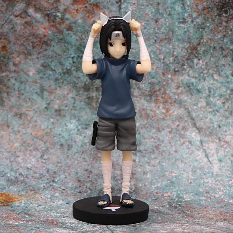 15cm Naruto Anime Figure Akatsuki Member Childhood Uchiha Itachi Action Figures PVC Model Doll Collection Cartoon Kids Toy Gift 1