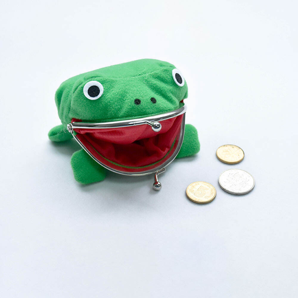 Anime Coin Purse Green Frog Bag Funny Cute Little Stuff Money Bags Cartoon Gift 1