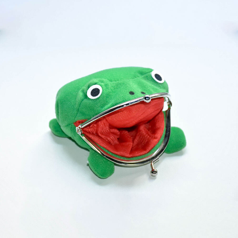 Anime Coin Purse Green Frog Bag Funny Cute Little Stuff Money Bags Cartoon Gift 4