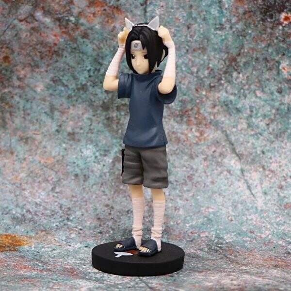 15cm Naruto Anime Figure Akatsuki Member Childhood Uchiha Itachi Action Figures PVC Model Doll Collection Cartoon Kids Toy Gift 2