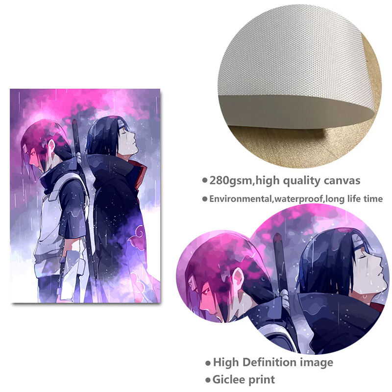 Japanese Anime Itachi and Sasuke Aesthetic Poster Canvas Wall Art Painting Decor Pictures Living Room Home Decoration Prints 5