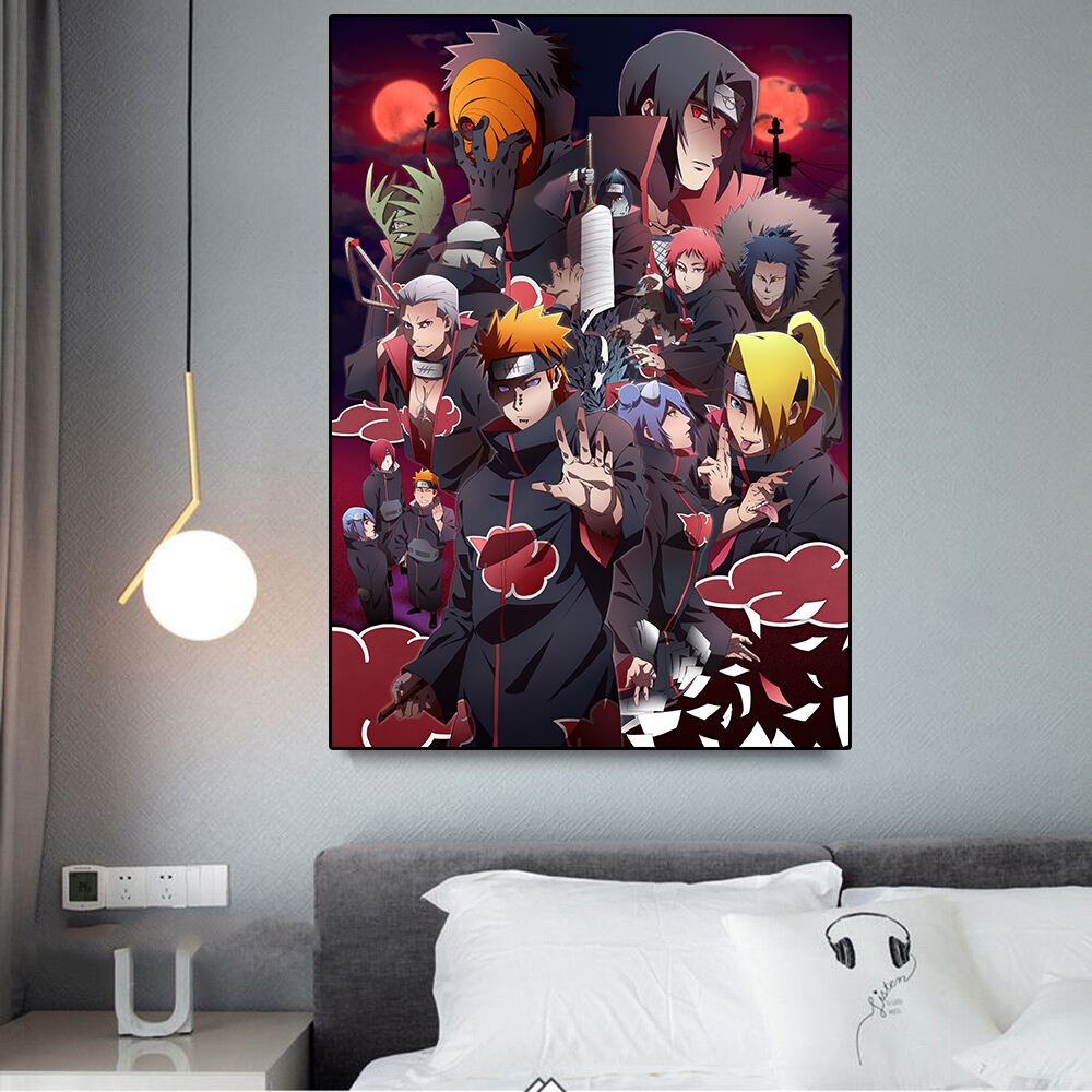 Modern Art Poster Anime Naruto Canvas Painting and Print Mural Print Poster Wall Home Living Room Wall Decoration Painting 2