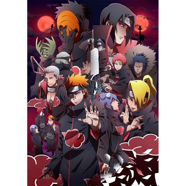 Modern Art Poster Anime Naruto Canvas Painting and Print Mural Print Poster Wall Home Living Room Wall Decoration Painting 7