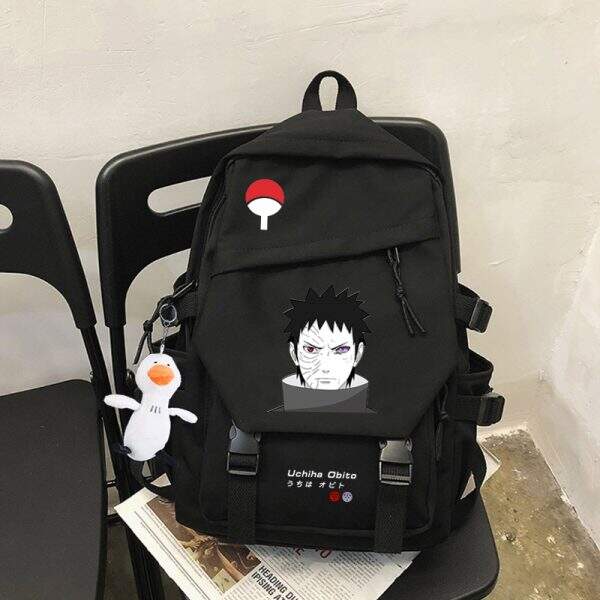 Anime Backpack Uzumaki Uchiha Sasuke Ltachi Hatake Kakash Akatsuki Student School Shoulder Bag Teentage Laptop Travel Rucksack 6