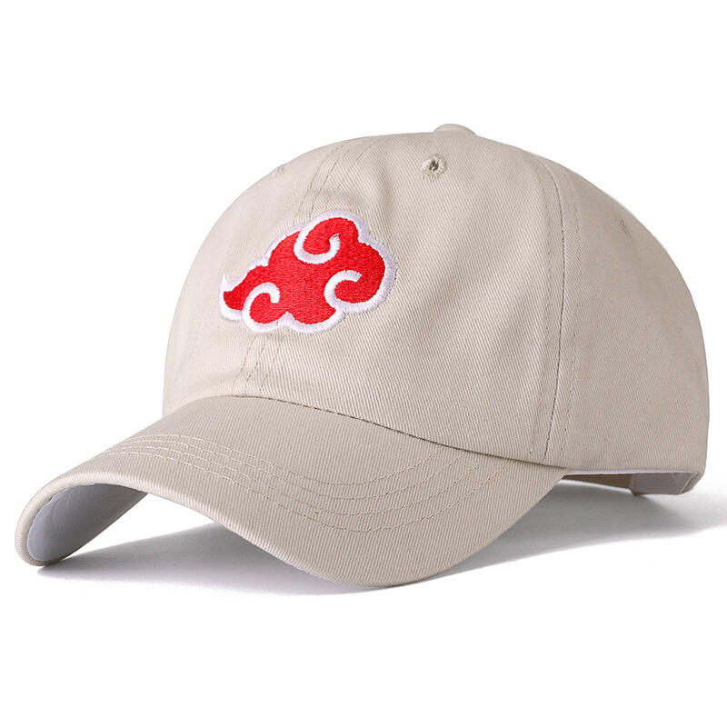 Akatsuki Hat NARUTO Cotton Cap Japanese Akatsuki Logo Anime Dad Hat Uchiha Family Logo Embroidery Baseball Caps Black Snapback Hat 2