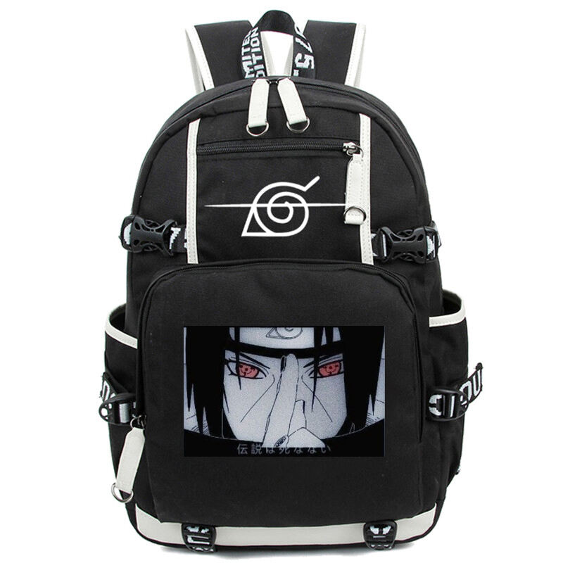 Anime Cosplay Backpack Akatsuki Sharingan Student School Shoulder Bag Teentage Travel Rucksack 2