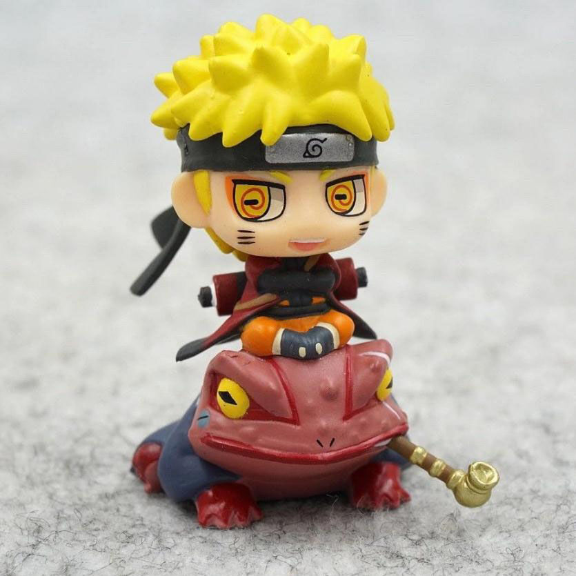 Action 4 CM Mini Figurine Toys For Children Anime Naruto Kakashi Uchiha Sasuke Deidara Gaara Desck Decor Model Gift Collectibles 5