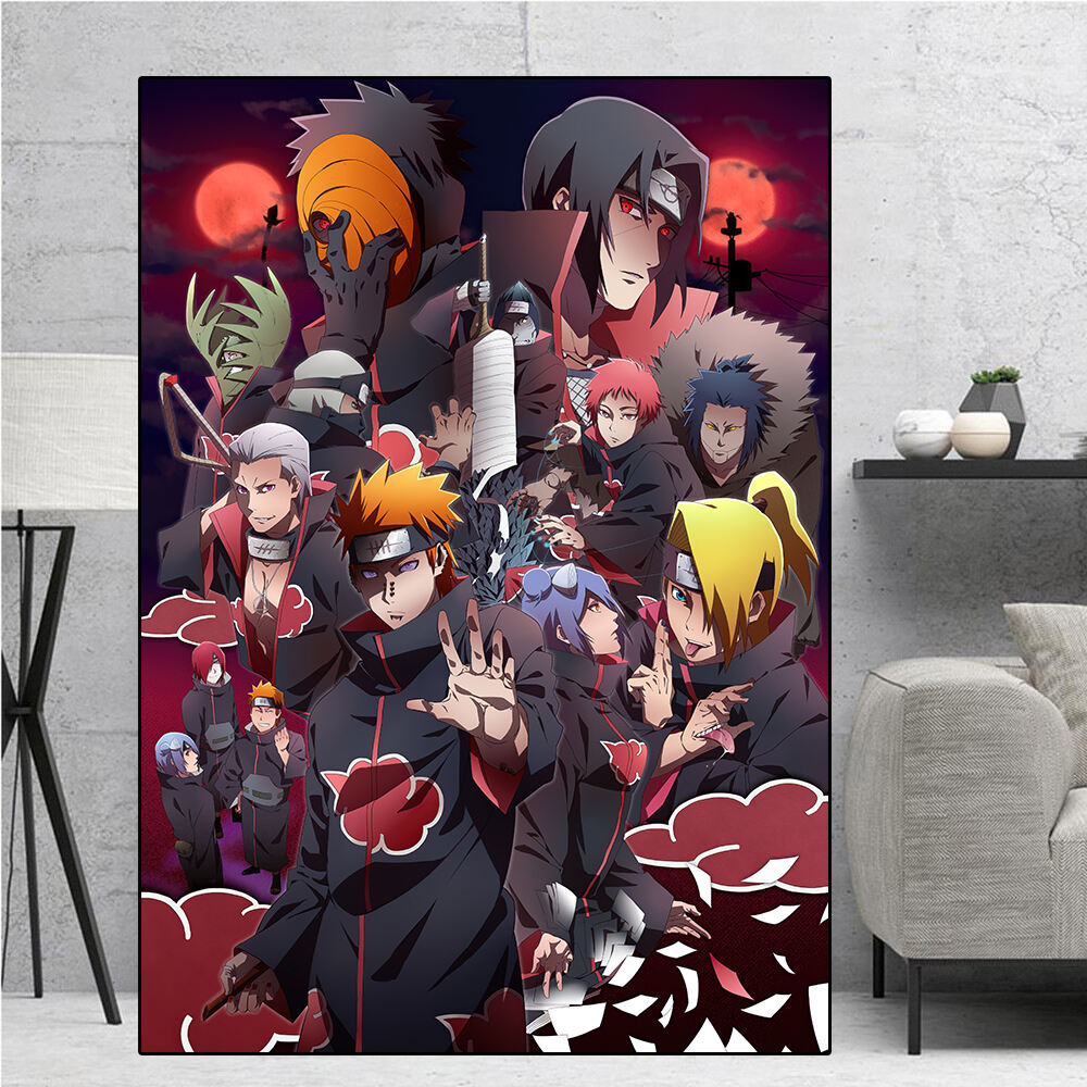 Modern Art Poster Anime Naruto Canvas Painting and Print Mural Print Poster Wall Home Living Room Wall Decoration Painting 3