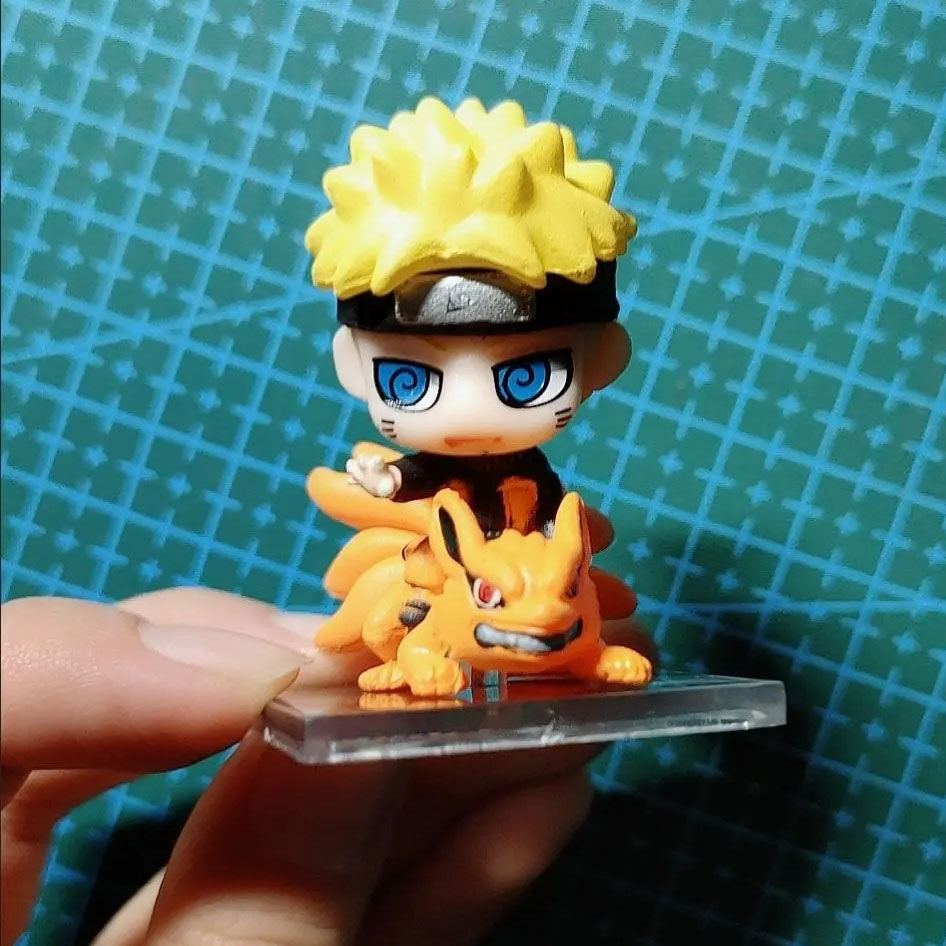Action 4 CM Mini Figurine Toys For Children Anime Naruto Kakashi Uchiha Sasuke Deidara Gaara Desck Decor Model Gift Collectibles 6